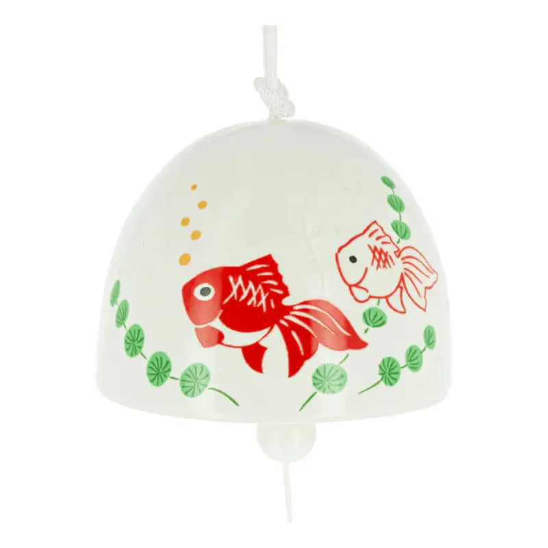 Sino japonês de cerâmica Furin - Peixe dourado