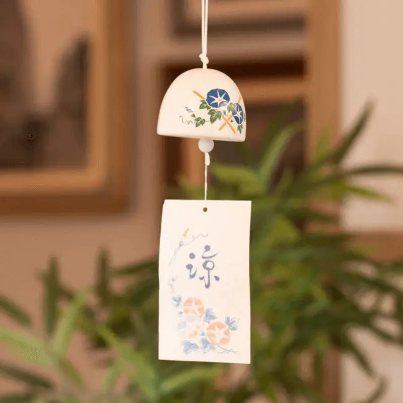 Sino japonês de cerâmica Furin - Glória da manhã