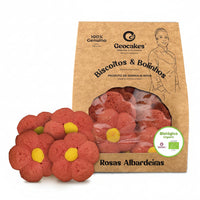 Rosas Albardeiras Biológicas - Biscoitos Artesanais Geocakes 170g