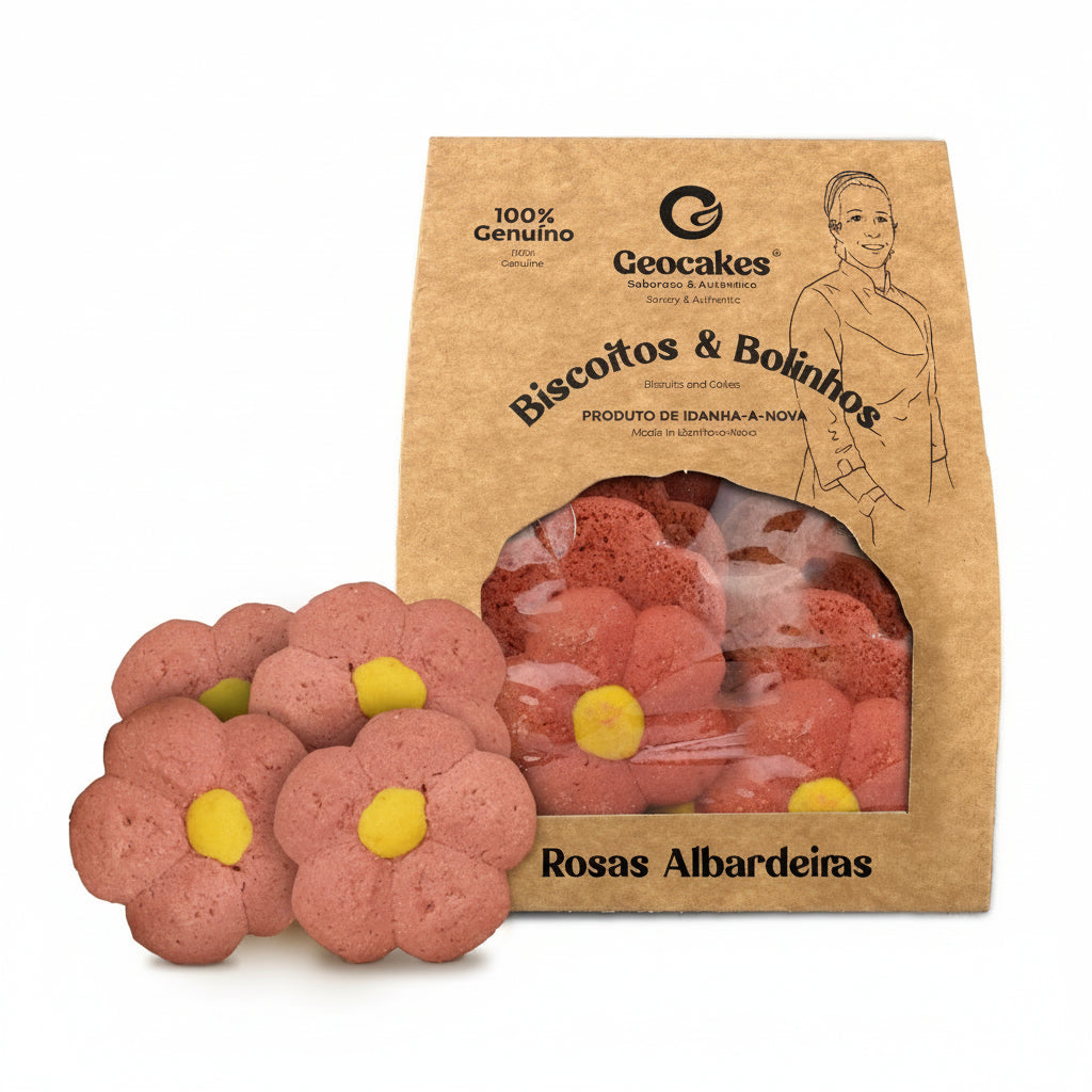 Biscoitos Rosas Albardeiras da Beira Baixa - Geocakes