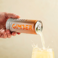 Gimber Peach E Ginseng - Lata 250ml