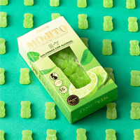 Gomas C/Álcool - Mojito Cocktail Box 70g