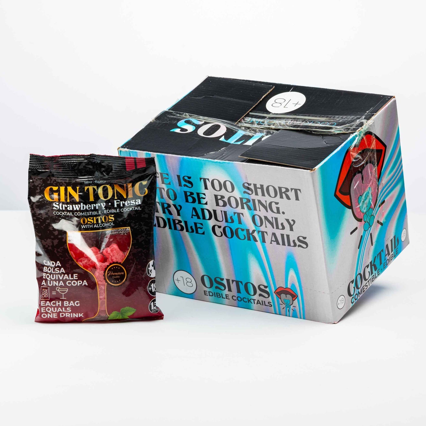 Gomas C/Álcool - Gin Tonic 120g