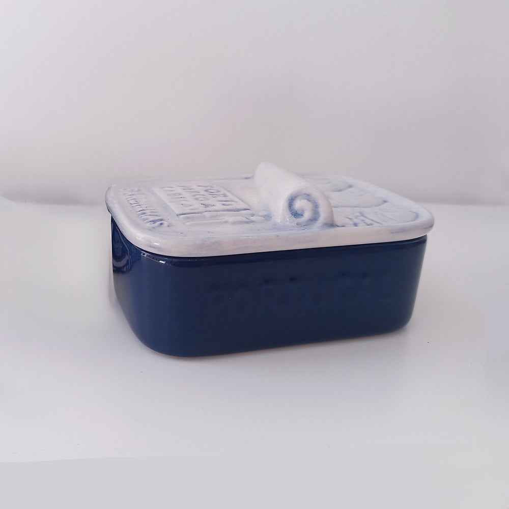 Hand-painted Ceramic Soap Box - Aguada Edition