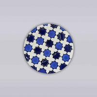 Heritage Blue Star Mosaic Coaster