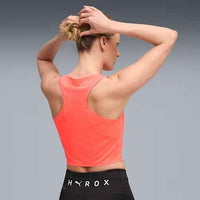 Puma X Hyrox Crop Manga Cava W
