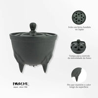 Incensário japonês em ferro fundido - Bowl