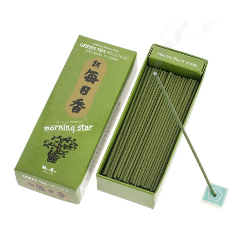 Incenso japonês Morning Star - Chá verde