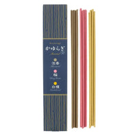Incenso japonês Kayuragi - 3 Fragrâncias
