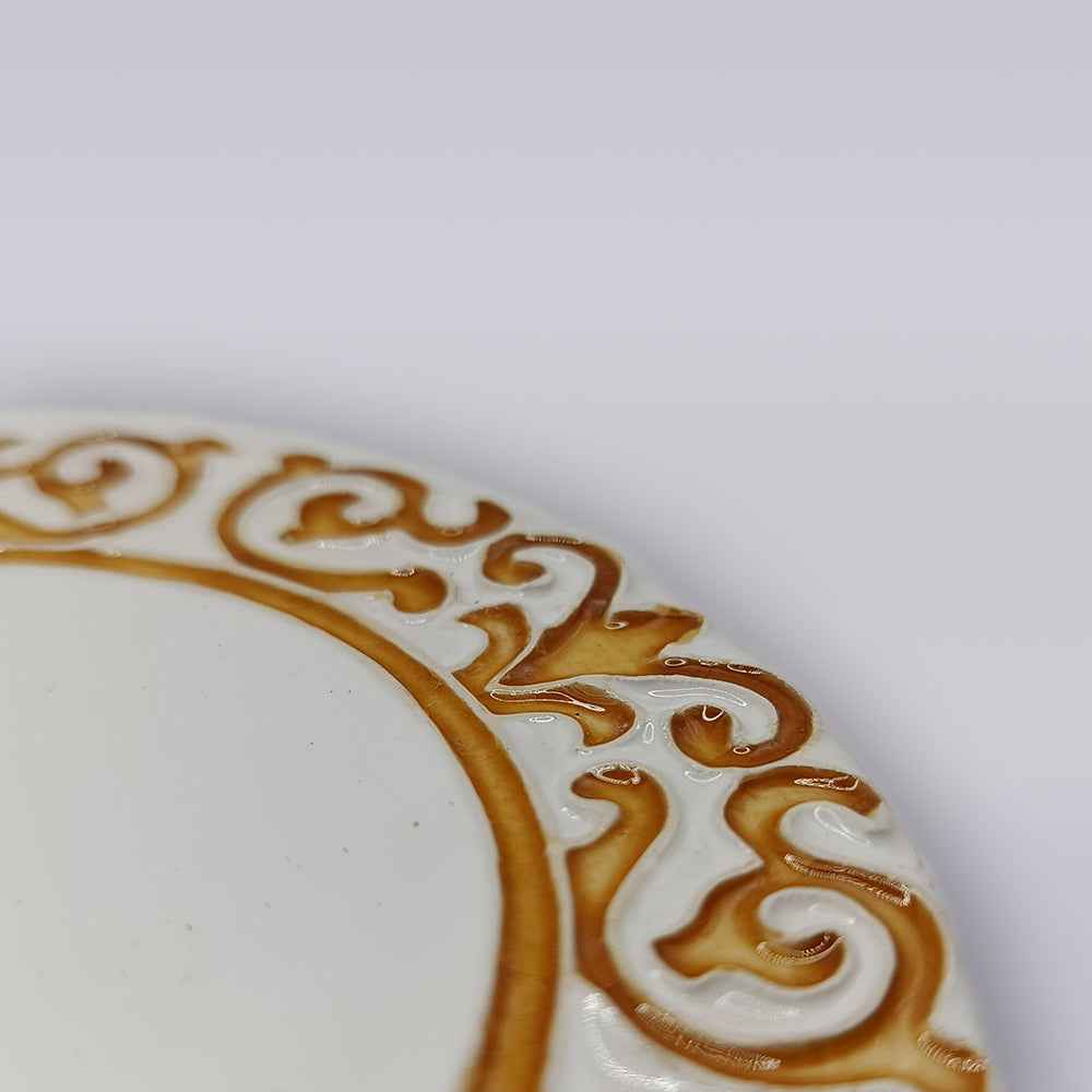 Manueline Golden Crest Ceramic Coaster