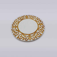 Manueline Golden Crest Ceramic Coaster