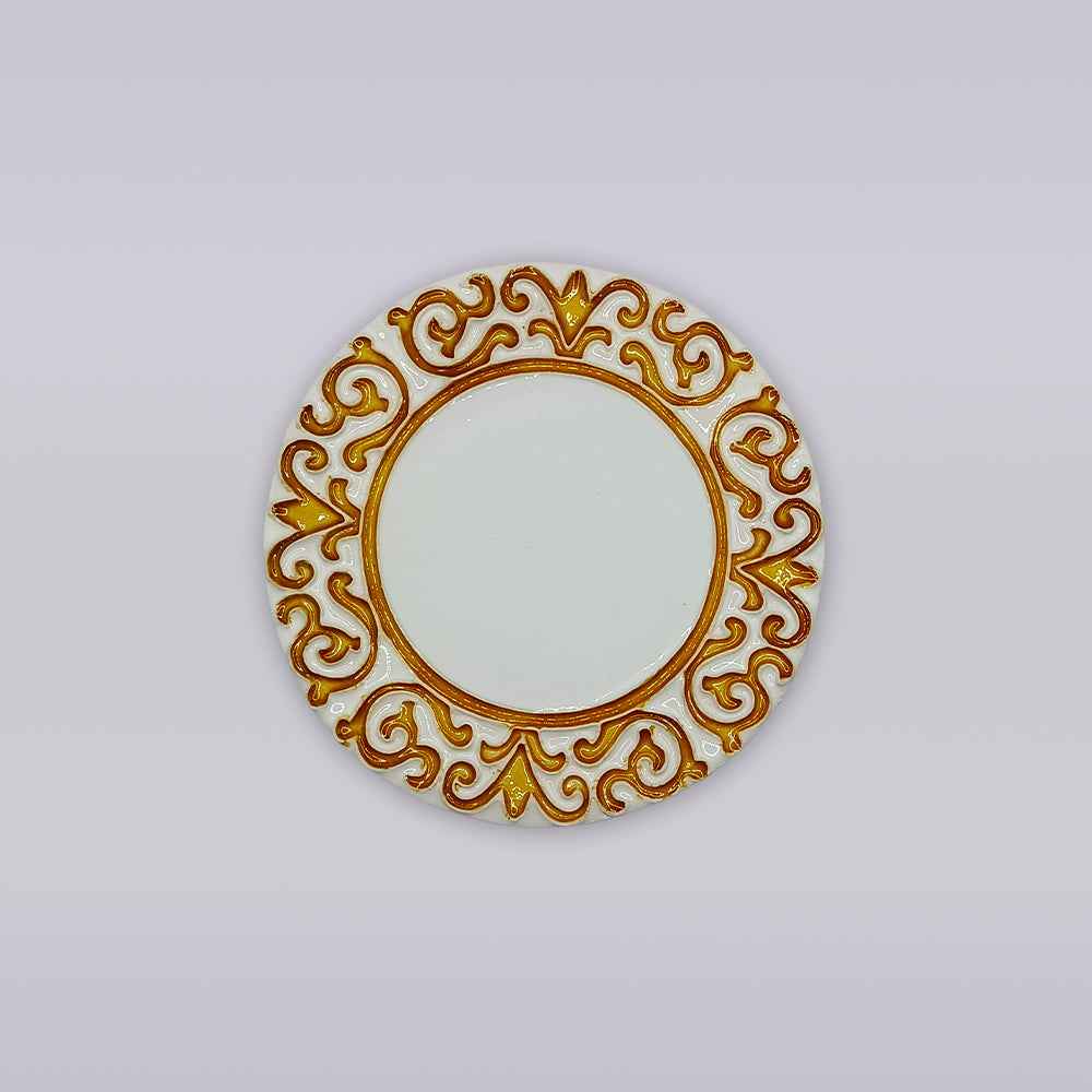 Manueline Golden Crest Ceramic Coaster