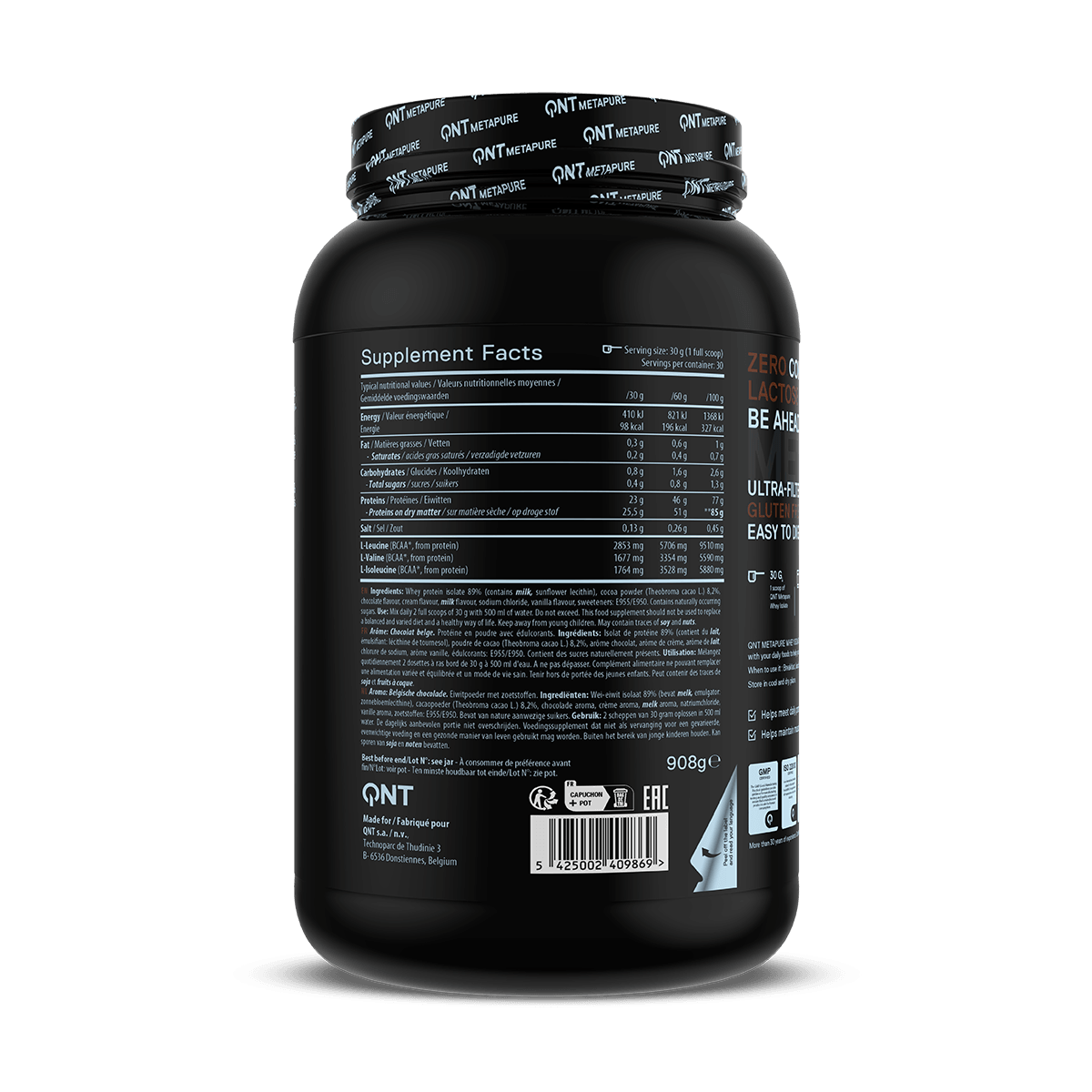 ISO Whey Protein ZERO - Chocolate Belga 908g