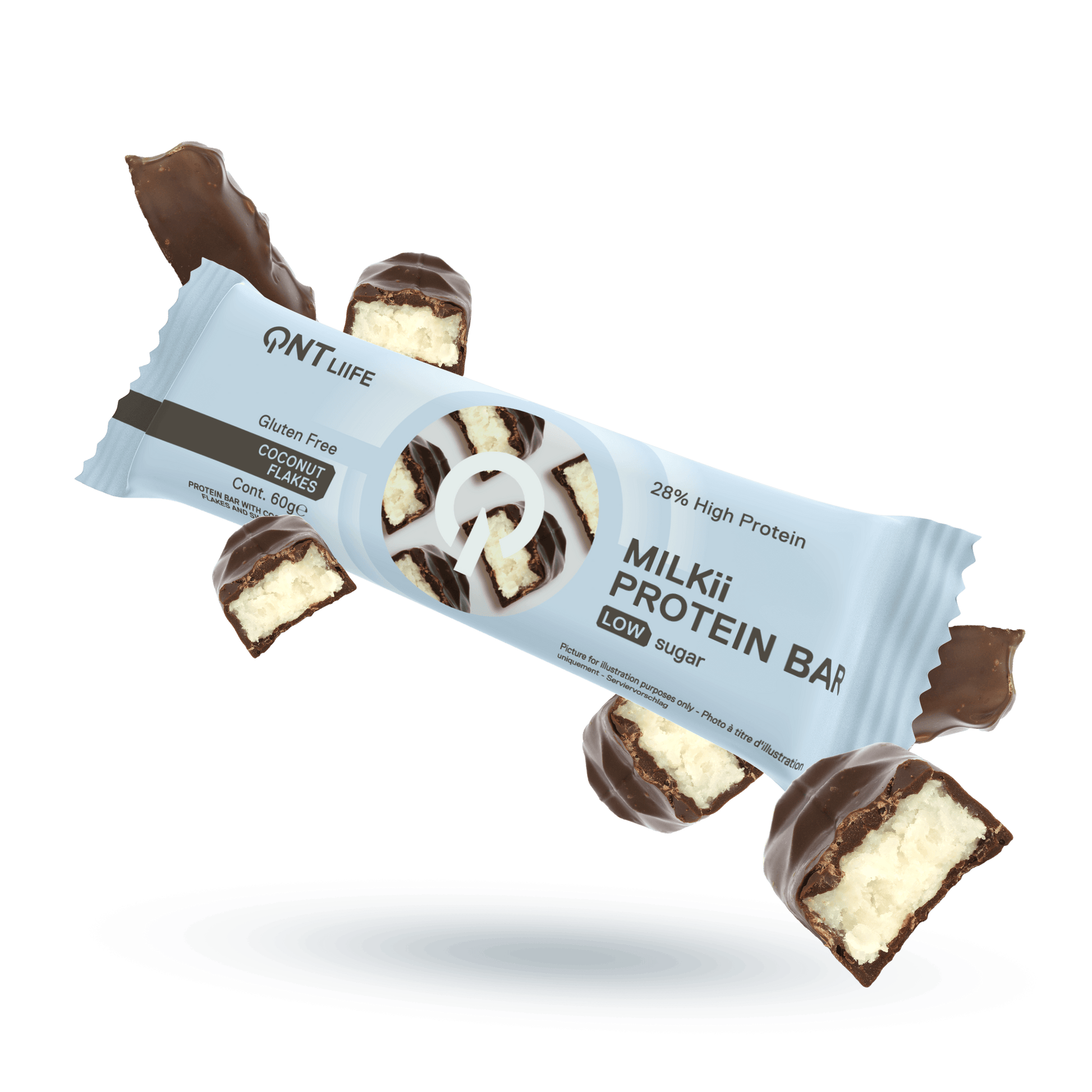Milkii Protein Bar Coconut Flakes 60g