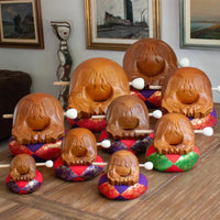 Mokugyo em Madeira - 27 cm