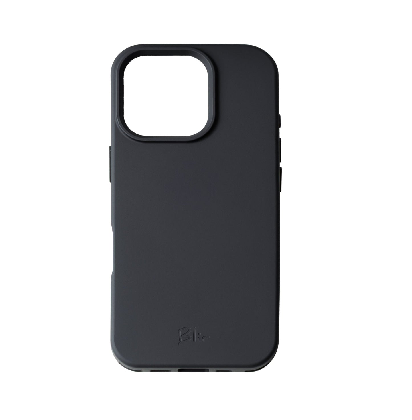 Blir Silhouette Elite - Capa de Silicone com Magsafe com Cordão Removível Preto para Iphone 16 Pro Max