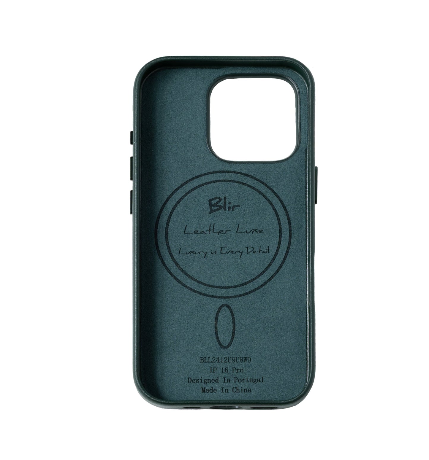 Blir Leather Luxe - Capa Leather com Magsafe para Iphone 16 Pro Max