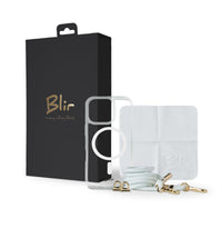 Blir Crystal Fusion - Capa Transparente com Magsafe com Cordão Removível para iPhone 16 Pro Max