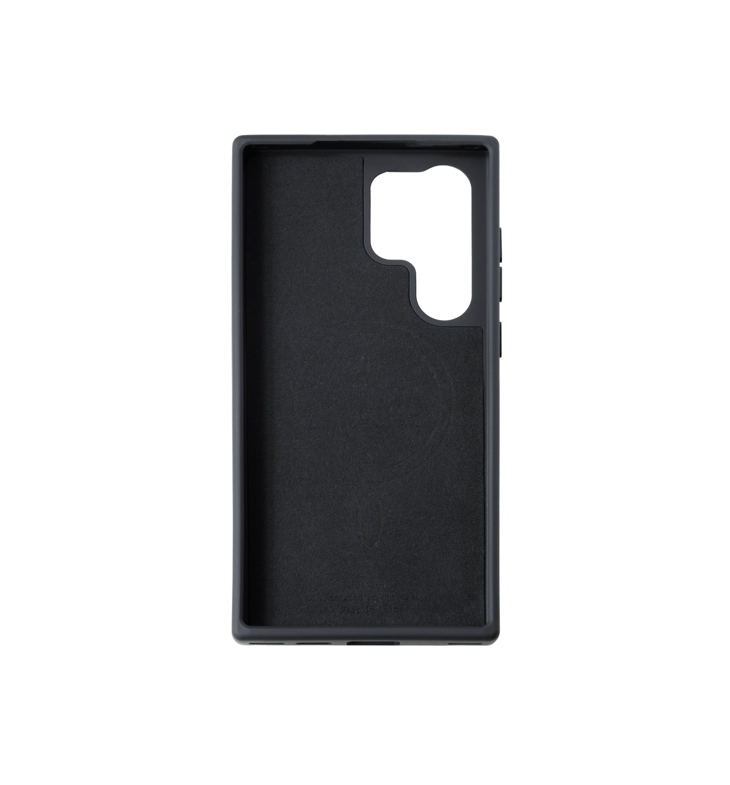 Blir Silhouette Elite - Capa de Silicone com Magsafe com Cordão Removível Preto para Samsung S24 Ultra