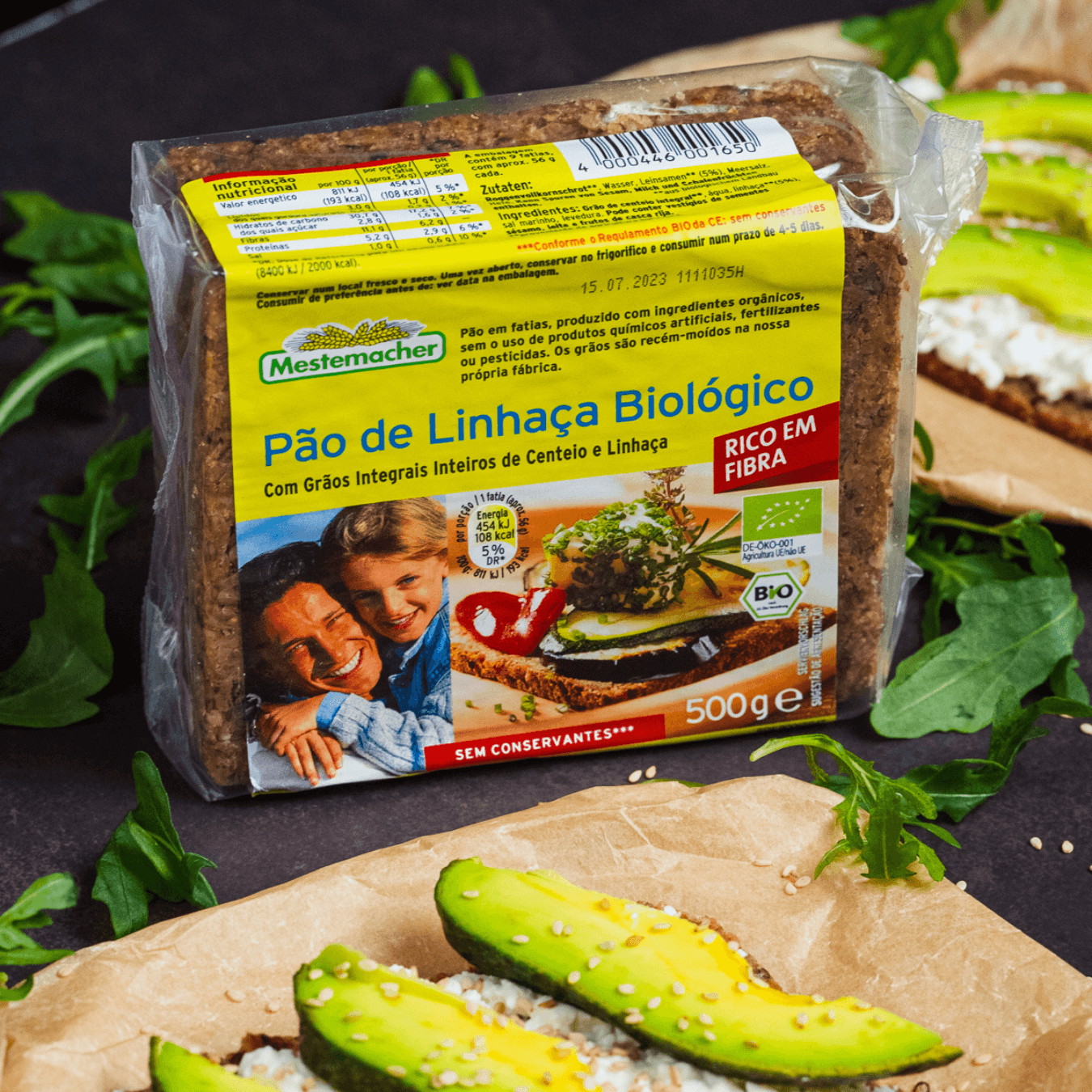 Pão Biológico c/ Sementes de Linhaça 500g