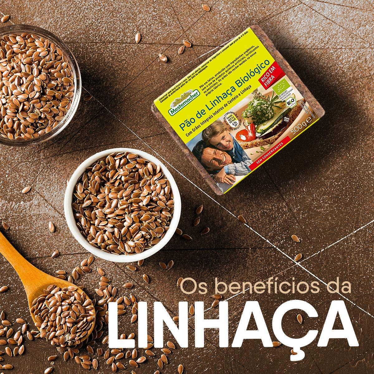 Pão Biológico c/ Sementes de Linhaça 500g