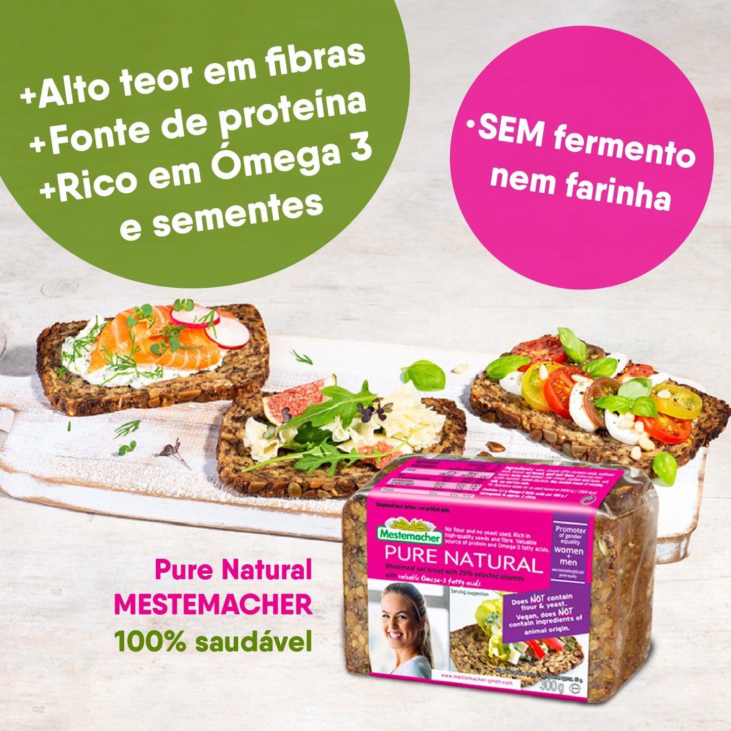 Pão Natural Sem Farinha 300g
