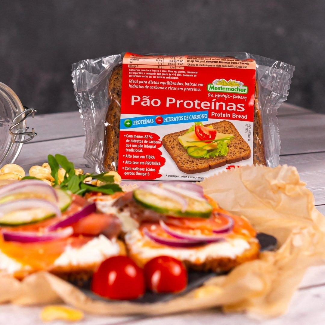 Pão Proteico + Proteínas - Hidratos 250g