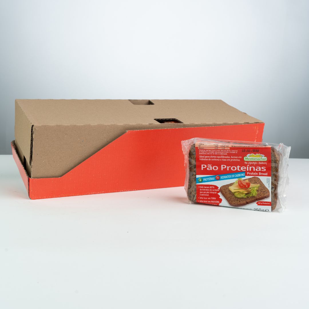 Pão Proteico + Proteínas - Hidratos 250g