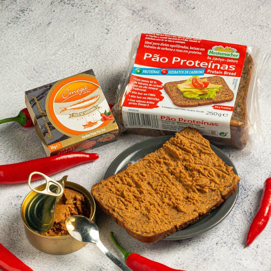 Pão Proteico + Proteínas - Hidratos 250g