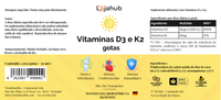 Vitamina D3 + K2 - 1.700 gotas (1.000 UI) - 50 ml