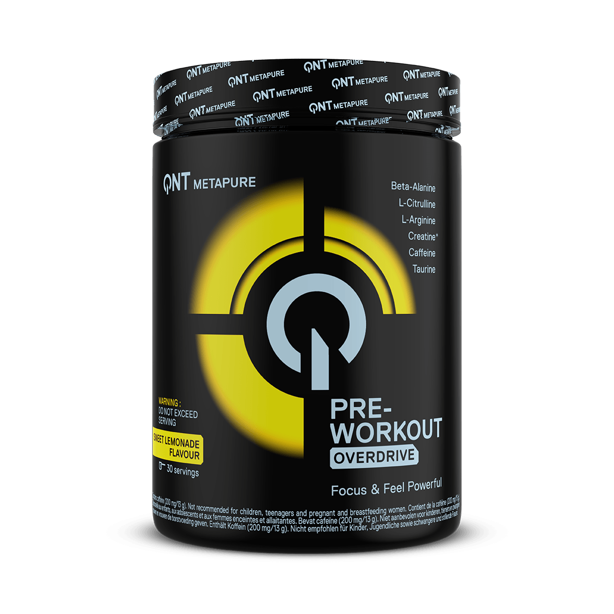 Pre-Workout Overdrive Sweet Lemonade 390g