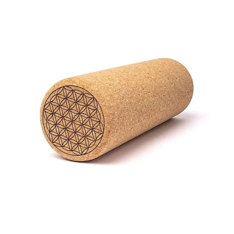 Rolo de cortiça para yoga - Flor da vida