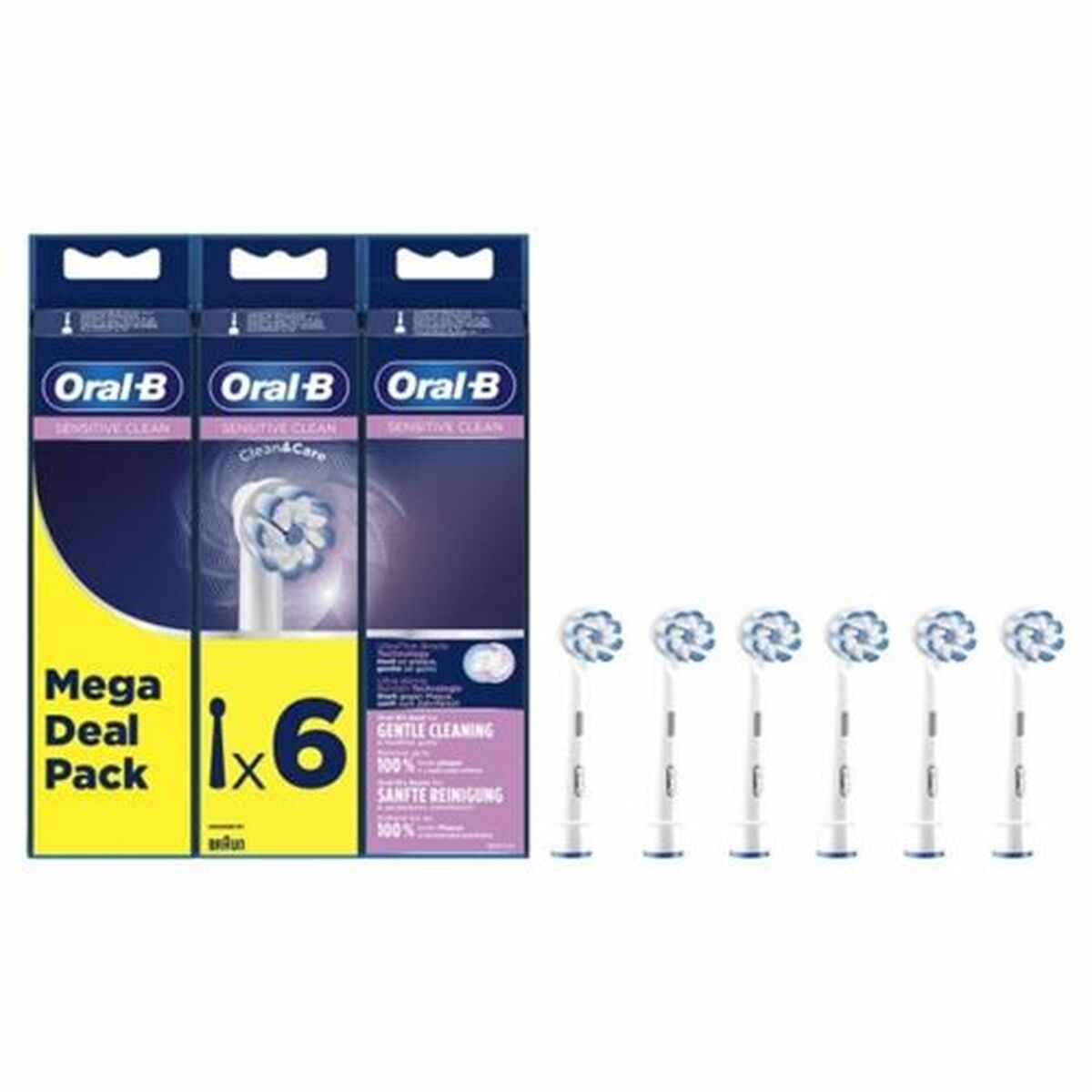Recargas para Escovas de Dentes Elétricas Oral-B EB60 6 SENSITIVE