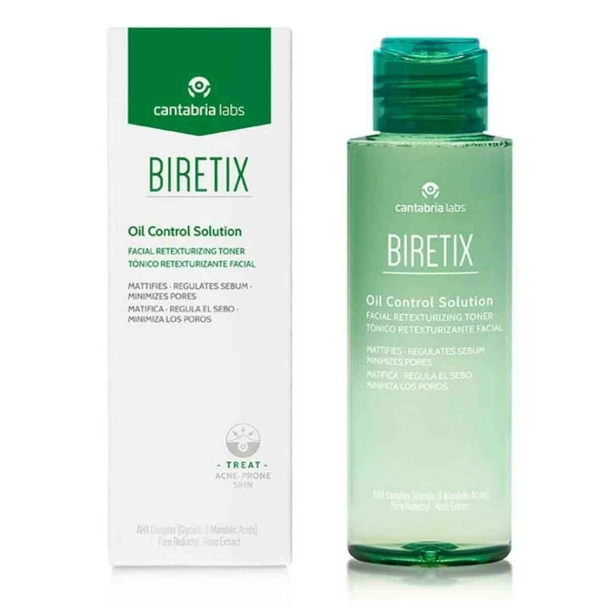 Tónico Facial BIRETIX Oil Control Solution 100 ml Texturizante