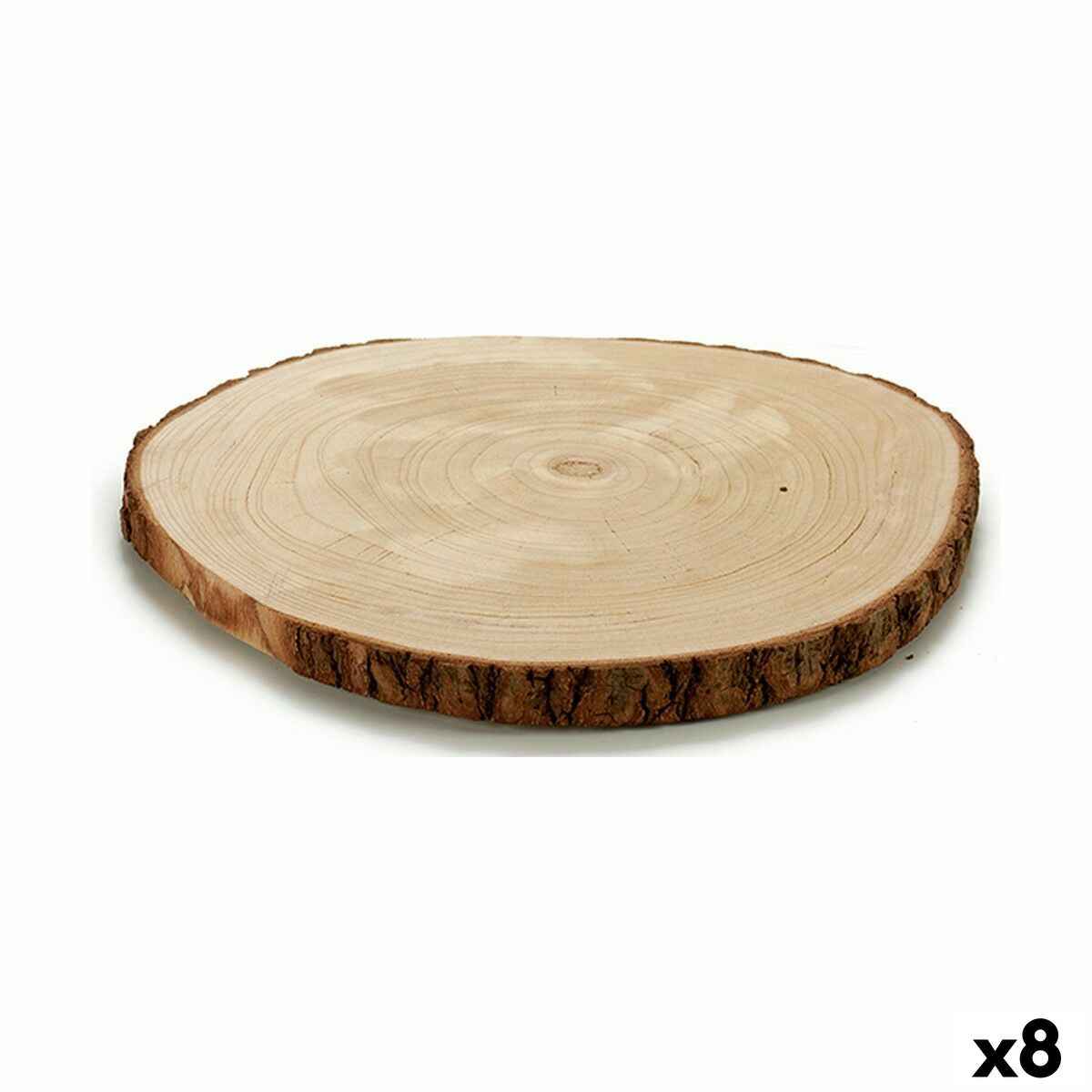 Figura Decorativa Gift Decor Castanho Tronco 39 x 2 x 39 cm 37 x 2 x 37 cm (8 Unidades)