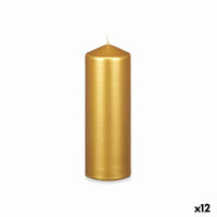 Vela Acorde Dourado 7 x 20 x 7 cm (12 Unidades)