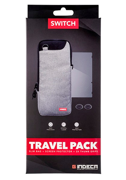 Indeca Travel Pack (Slim Bag + Screen Protector + 2X Thumb Grip)