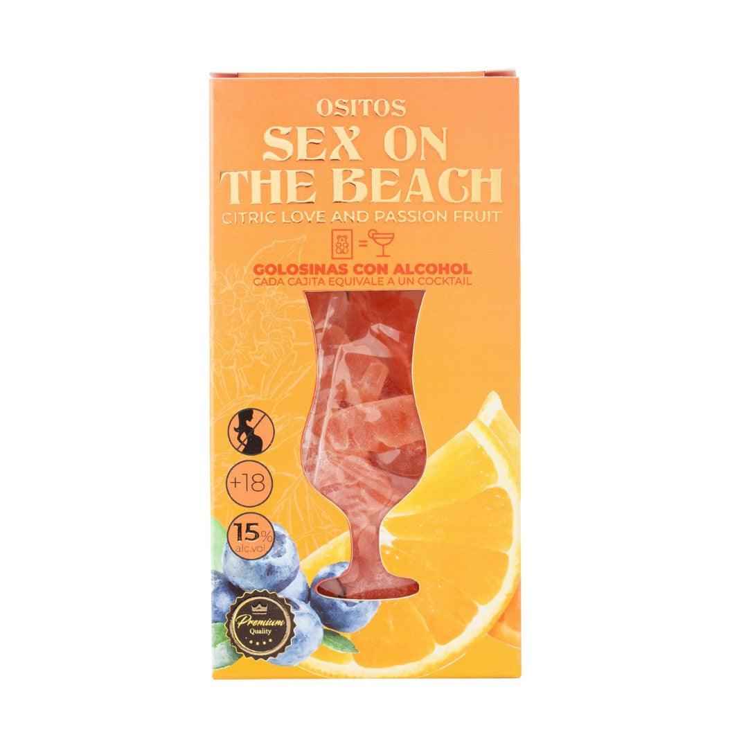Gomas C/Álcool - Sex On The Beach Cocktail Box 70g