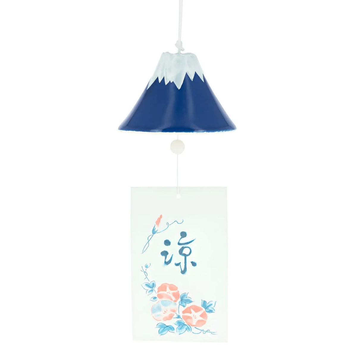 Sino japonês de cerâmica Furin - Azul fuji