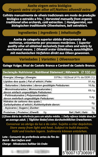 Azeite BIO Virgem Extra 500ml - Egitânia