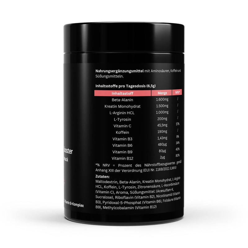 Booster Pré-treino Sabor Framboesa - 520g