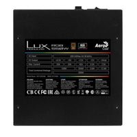 Aerocool LUX RGB 550M / 550W / Ventoinha de 12cm / 80 Plus Bronze
