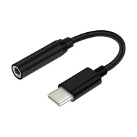 Aisens A109-0348 Conversor de Tomada 384 Khz / USB Tipo C Macho - Tomada 3,5 Fêmea