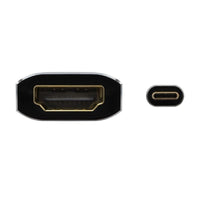 Aisens A109-0683 Conversor HDMI 4K 60hz HDMI / Fêmea HDMI - Macho USB Tipo C / 15cm / Cinzento