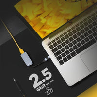 Adaptador USB - USB Tipo C - RJ45 Aisens A109-0710 / 2500mbps