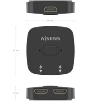 Interruptor 4K HDMI 2.0 Bidirecional Aisens A123-0948 HDMI Fêmea - 3x HDMI Fêmea