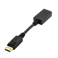 Conversor Aisens A125-0134 / Displayport Macho - HDMI Fêmea / 15cm / Preto