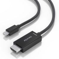 Cabo Conversor Aisens A125-0888 / Mini Displayport Macho - HDMI 4K Macho / 2m / Preto