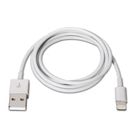 Cabo USB 2.0 Lightning Aisens A102-0036 / Macho USB - Macho Lightning / Até 2,5w / 60mbps / 2m / Br…
