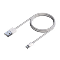 Cabo USB 2.0 Lightning Aisens A102-0542 / Macho USB - Macho Lightning / Até 2,5w / 60mbps / 50cm /…
